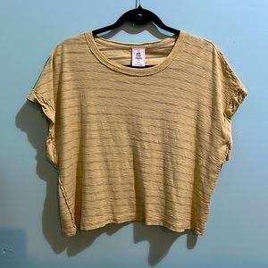 Free People Boxy Striped Tee